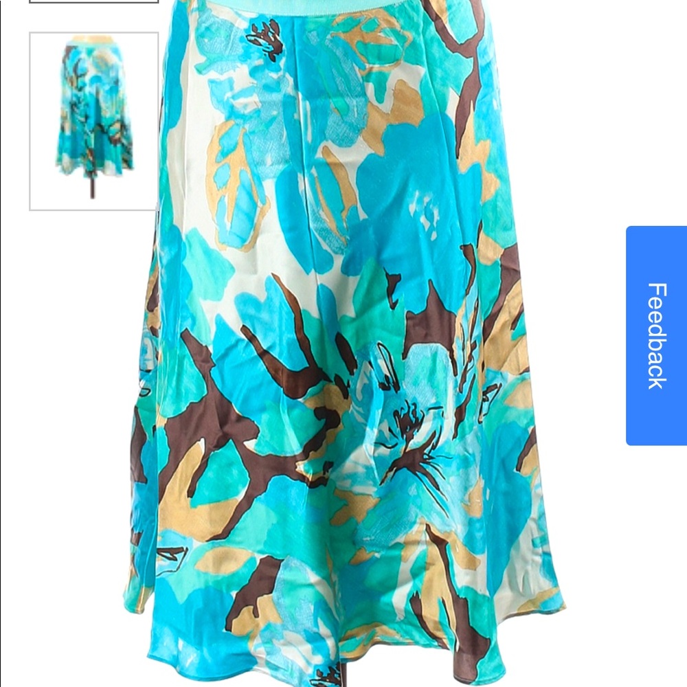 Banana republic silk skirt